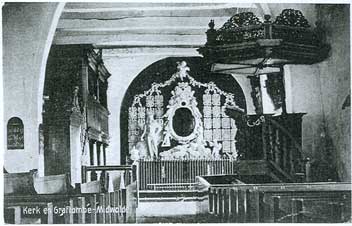 Het interieur voor 1911