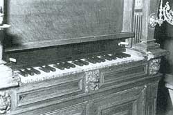 Het klavier na de restauratie